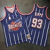 Rockets 93 Bape Navy 2002 3 Hardwood Classics Jersey Mixiu,baseball caps,new era cap wholesale,wholesale hats